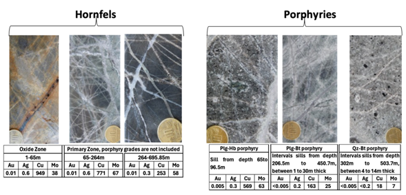 A comparison of a comparison of a marble surface with a few coins Description automatically generated with medium confidence