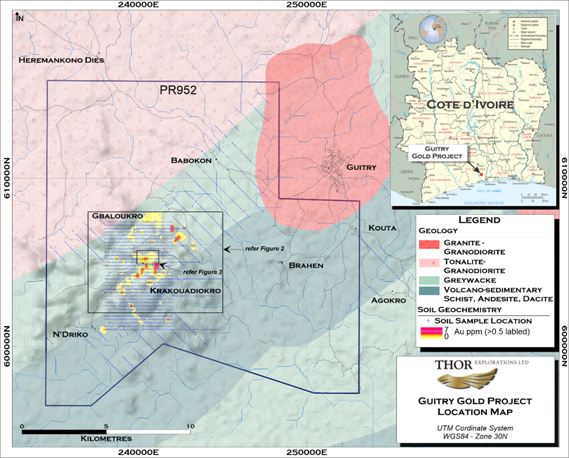 A map of gold mining AI-generated content may be incorrect.