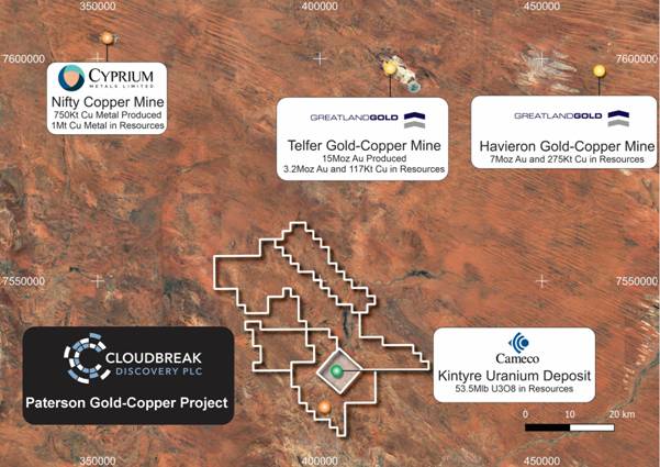 A map of a mining site AI-generated content may be incorrect.