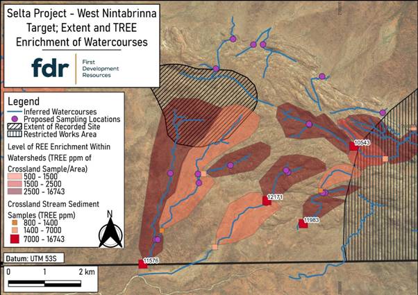 A map of watercourses AI-generated content may be incorrect.