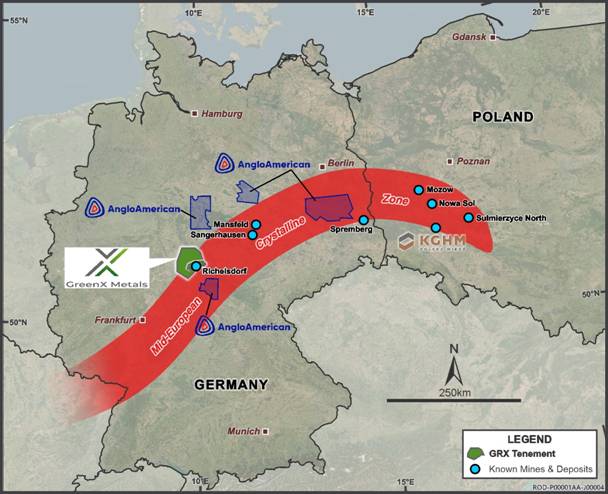 A map of germany with red and blue lines AI-generated content may be incorrect.