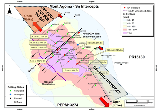 A map of a mine AI-generated content may be incorrect.