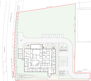 A blueprint of a building AI-generated content may be incorrect.