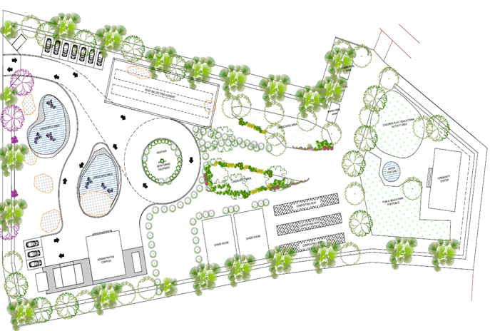 A map of a park AI-generated content may be incorrect.