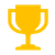 Trophy with solid fill