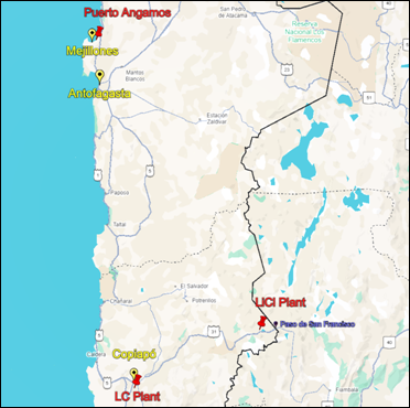 A map of a large area with red and black text AI-generated content may be incorrect.