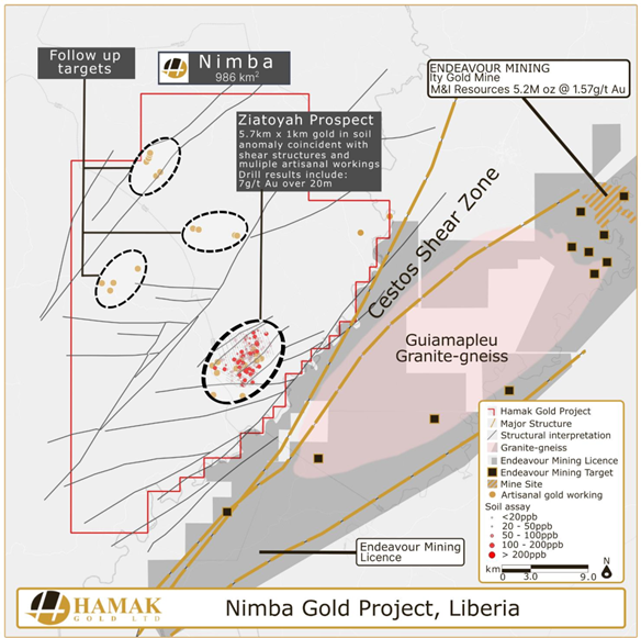 A map of a mining project AI-generated content may be incorrect.