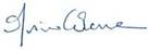 A close up of a signature AI-generated content may be incorrect.