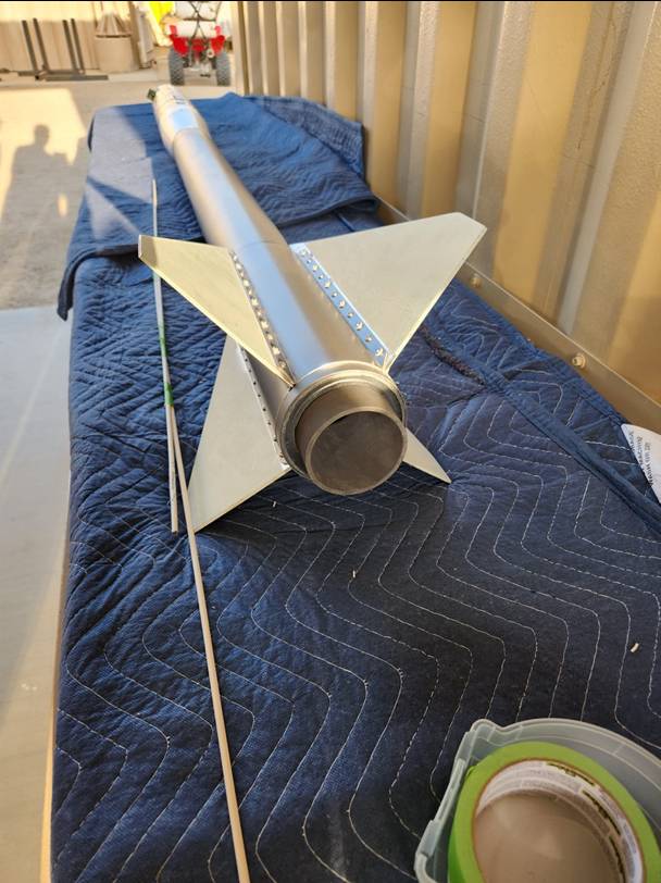 A model of a rocket Description automatically generated