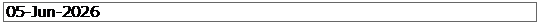 Text Box: 05-Jun-2026