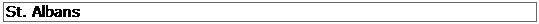 Text Box: St. Albans
