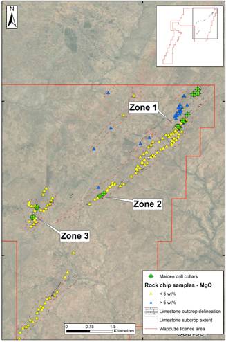 Oriole resources begins maiden drilling programme at wapouzé limestone project (orr) Picture 16
