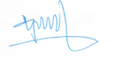A blue line drawn on a white surface AI-generated content may be incorrect.