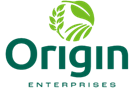 A green logo with a leaf and a leaf Description automatically generated