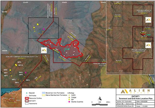 Alien metals reports iron mineralisation at pilbara projects (ufo) 343808Ab 5Ec6 40A7 8B34 859762545466 (Ufo)