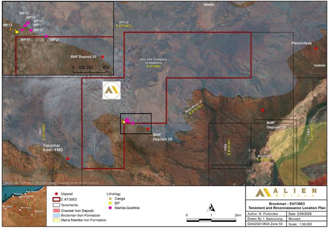 Alien metals reports iron mineralisation at pilbara projects (ufo) 859672Ac 4205 4F01 8Bb8 C760D1Bc6796 (Ufo)