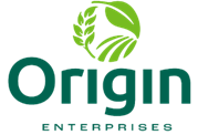 A green logo with a leaf and a leaf Description automatically generated