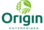 A green logo with a leaf and a leaf Description automatically generated