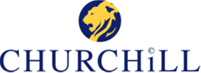 A logo with a lion head in a circle Description automatically generated