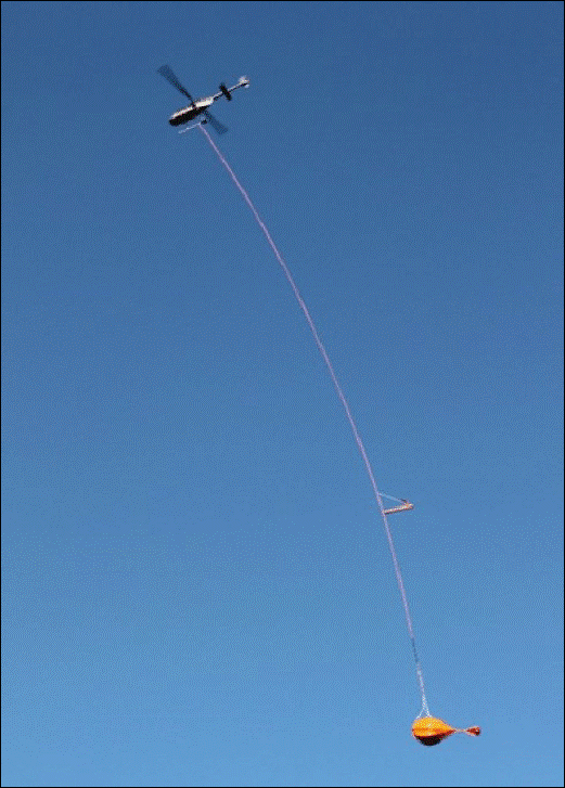 MobileMT system airborne sensors, including cesium magnetometer and ...