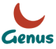 A logo with a crescent moon
Description automatically generated