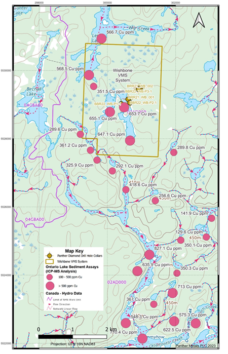 A map of the north Description automatically generated