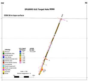 Drill section through hole R066