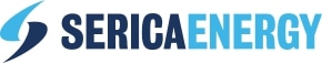 A blue and white logoDescription automatically generated